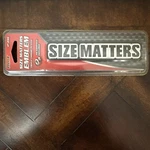 Pilot IP-246 "size Matters" Emblem, Triple Chrome Plated, Stick-on. Fixed Price $10.00.