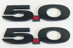 11-14 Ford Mustang 5.0L Coyote Side Fender Emblems Pair Gloss Black!. Fixed Price $14.95.