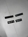 1984-1988 Toyota Pickup B-pillar Badge Emblem Left Or Right Efi. Fixed Price $50.00.