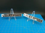Vintage Gm V8 4.3 Litre Chrome Fender Emblems Pair Oldsmobile 260 Oem 1707615. Fixed Price $79.99.