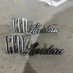 1976-1978 Ford Ltd Landau Emblem Badge Set D6AB-16B114-AA. Fixed Price $40.00.