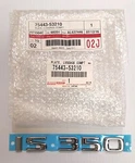 Lexus Oem Factory Rear IS350 Emblem Badge 2014-2016 (2WD) 75443-53210. Fixed Price $30.84.
