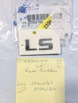 Gm 23362183 "ls" Rear Emblem Oem Refurbished. 2016/2017 Chevrolet Malibu. Fixed Price $10.00.