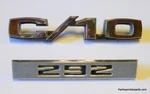 1969-72 Chevy Truck C10 & 292 Fender Emblems #3940813 #3950926 Oem Gm. Fixed Price $49.95.