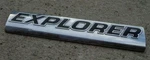 Ford Explorer Emblem Badge Chrome Logo Symbol Rear Oem Factory Genuine Stock. Fixed Price $16.18.