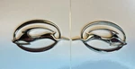 Oem Chevy Impala Leaping Deer Chrome Oval Emblem Matching Set Gm Left & Right. Fixed Price $32.89.