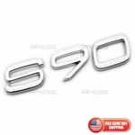 Volvo S90 Rear Trunk Lid Letter Logo Badge Nameplate Emblem Sport Chrome. Fixed Price $27.99.