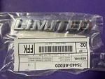 Genuine Toyota Sienna (2004-20) Lift Gate "limited" Emblem Part # 75443-AE020. Fixed Price $29.49.