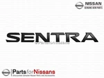 Genuine Sentra Rear Emblem Midnight Edition 84890-5UD0A. Fixed Price $118.08.