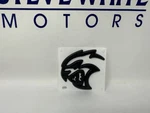 22-23 Dodge Challenger Black Hellcat Dark Gray Left Fender Emblem Nameplate New. Fixed Price $98.86.