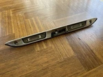 Mercedes-benz W124 Trunk Chrome W/ License Plate Lights Part No 758 06 02. Fixed Price $49.00.