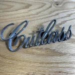 1970S Cutlass Script Emblem 408954 Chrome Oldsmobile Gm Original Oem Nuts. Fixed Price $19.99.