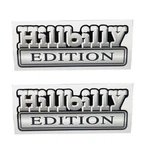 10PC Hillbilly Edition Chrome Decals Stickers Fit Chevy Ford Car Truck Universal. Fixed Price $8.07.