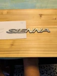 Toyota Sienna Emblem Badge Decal Logo Symbol Van Oem Factory Genuine Stock Rear. Fixed Price $8.00.
