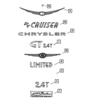 Genuine Mopar Nameplate 5152594AA. Fixed Price $13.33.