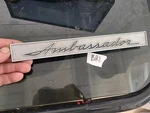 Vintage 1963 Amc Rambler Ambassador Grlle / Trunk Emblem Oem 3482790. Fixed Price $35.99.