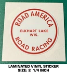 Road America Race Circuit Vinyl Decal Sticker - Vintage Racing Scca. Fixed Price $6.57.