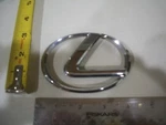 Lexus Chrome Emblem Oval Oem Original Used Bagde Genuine. Fixed Price $11.99.
