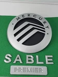 2008 2009 Mercury Sable Emblem Set Rear Lid Logo Badge Sign Symbol Used. Fixed Price $12.99.