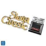 1977-1980 Gmc Sierra Classic New Fender Emblem 351835 Ea Limited Stock. Fixed Price $59.99.
