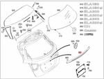 Genuine Mercedes X156 Gla-class Trim Strip 1567430082. Fixed Price $95.27.