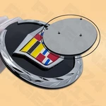 New 2007-2014 For Escalade Front Grille Emblem Badge Adhesive Nameplate. Fixed Price $25.99.