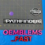 1985-1995 Nissan Pathfinder First Gen Oem Chrome Rear Trunk Lid Emblem Hatch Set. Fixed Price $19.99.