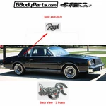 1978-1980 Buick " Regal Sail Roof Panel Vinyl Top Emblem Script Gm # 20099201. Fixed Price $44.95.