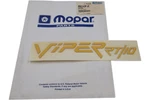 GC43PJE New Oem 1992-1996 Dodge Viper RT/10 Rear Bumper Cover Decal Nameplate. Fixed Price $17.99.