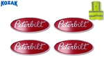 Peterbilt Bug Hood Grill Logo Emblems Badge 20-19280 Set Of 4. Fixed Price $359.99.