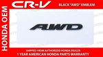 New Oem 2020 2022 Honda Cr-v "awd" Black Emblem 08F20-TLA-100A. Fixed Price $37.20.