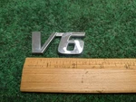 2002-2006 Toyota Camry Xle V6 Emblem Logo Symbol Badge Rear Tailgate Chrome 3S6. Fixed Price $12.99.