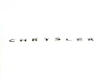 07-09 Chrysler Aspen Front Door Chrome Emblem Nameplate Badge Mopar New Oem. Fixed Price $86.45.
