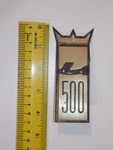 Vtg 1963 Ford Galaxie 500 Car Vehicle Front Fender Emblem Logo Badge C3AB-16C178. Fixed Price $45.00.