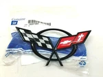 1997-2004 Chevrolet Corvette Front Bumper Fascia Center Emblem Badge Flag New Oe. Fixed Price $180.47.