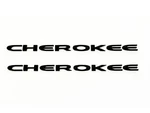 2PCS Jeep Cherokee Gloss Black Front Door Emblem Badge Nameplate Mopar Oem. Fixed Price $46.99.