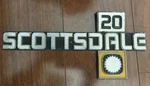 1973-80 Chevy Scottsdale Fender Emblem Chevrolet C20 K20 Oem Gm Single 349691. Fixed Price $25.00.