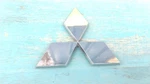 02-04 Mitsubishi Montero Sport Grille Emblem MR574988 Oem Nameplate Badge 03. Fixed Price $23.99.