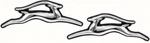 1970-72 Impala Interior Door Panel Emblems. Fixed Price $45.07.