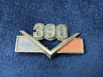 1968 1969 Amc Amx Javelin 390 Rear Fender Chrome Badge Emblem Decal Vintage Oem. Fixed Price $54.95.