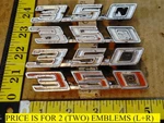 (2) Pontiac Firebird 350 Circa '68 Lh+rh Hood Emblems 9792691 / 9792692 4212. Fixed Price $28.00.