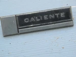 65 Mercury Caliente Door Panel Emblem C5GB-5420348-A. Fixed Price $25.00.