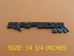 10 11 12 13 14 Ford F-150 Svt Raptor Rear Tail Gate Emblem Logo Badge Oem A45389. Fixed Price $80.00.