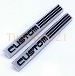 87-91 Ford Custom 2PC Fender Emblem Nameplate Badge Side E7TB-16188-LA Logo Set. Fixed Price $33.05.
