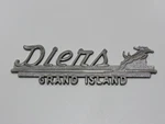 Vintage Diers Ford Grand Island Nebraska Metal Dealer Badge Emblem Trunk. Fixed Price $19.95.