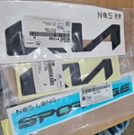 Kia Sportage NQ5 Matte Black Emblem Set (2023-2026) Front & Rear ". Fixed Price $79.00.