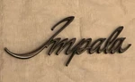 1969 Chevrolet Impala Front Fender Script Emblem. Fixed Price $65.00.