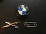 00-06 Bmw X5 Emblem Rear Trunk Logo Letters Silver Chrome P# 713129 Genuine. Fixed Price $22.95.