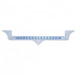 United Pacific 37822 Hood Emblem Chrome, With 14 Light Bar, Blue Led/clear. Fixed Price $80.90.