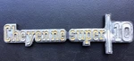 1973-76 Chevy Chevrolet Truck Cheyenne Super 10 Fender Emblem Metal Oem 6273134. Fixed Price $24.99.